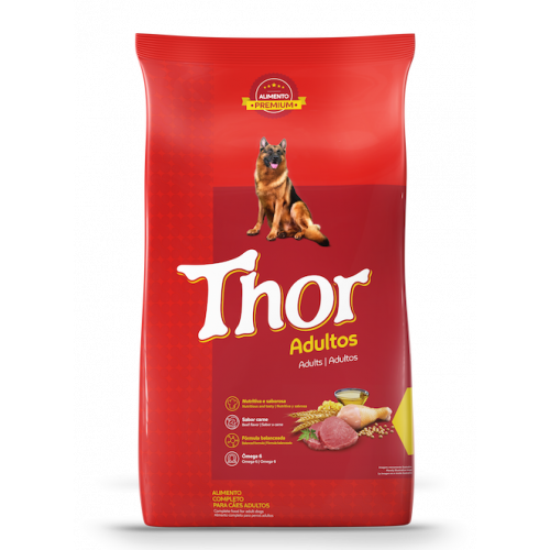 ALIM CAES THOR 1KG - ADULTO FD COM 10 UM
