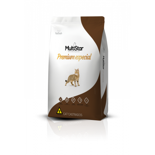 ALIM GATOS MULTI STAR 1KG - CASTRAD SALMAO FD COM 5 UM
