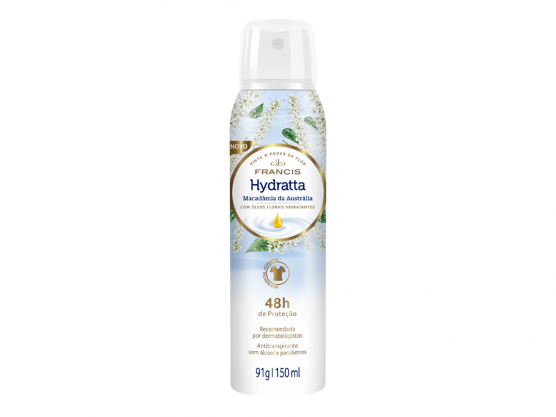 DESODORANTE AEROSOL FRANCIS 150ML - MACADÂMIA DA AUSTRÁLIA UM COM 1 UM