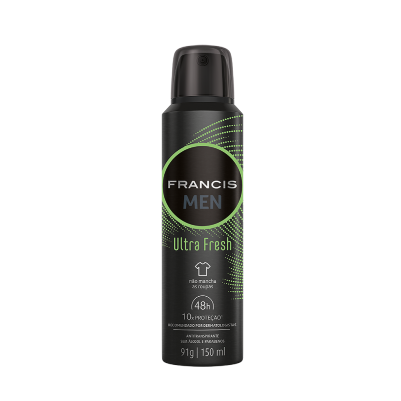 DESODORANTE AEROSOL FRANCIS 150ML - ULTRA FRSH UM COM 1 UM