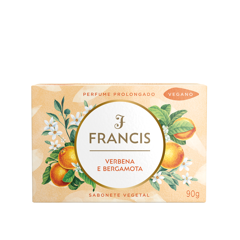 SABONETE EM BARRA FRANCIS 90G - CLÁSSICO LARANJA DZ COM 12 UM