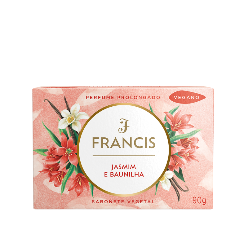 SABONETE EM BARRA FRANCIS 90G - CLÁSSICO VERMELHO DZ COM 12 UM