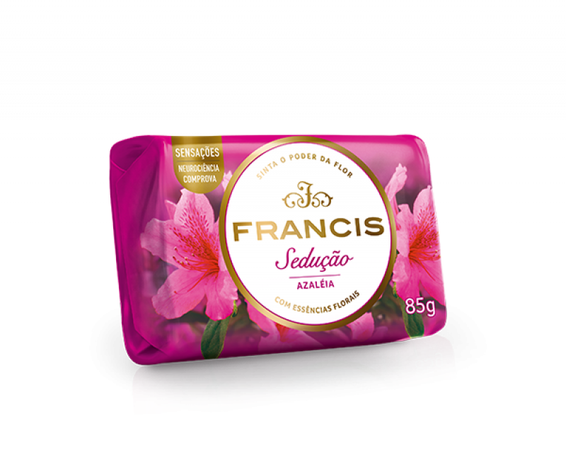 SABONETE EM BARRA FRANCIS SUAVE 85G - PINK DZ COM 12 UM