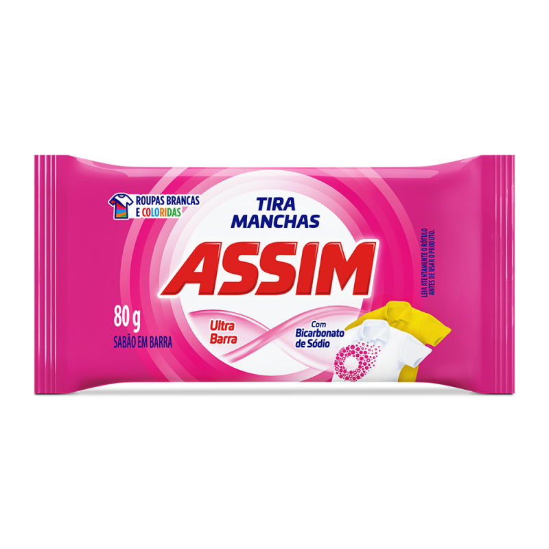 TIRA MANCHAS BARRA ASSIM UNIT 80G - DS COM 12 UM