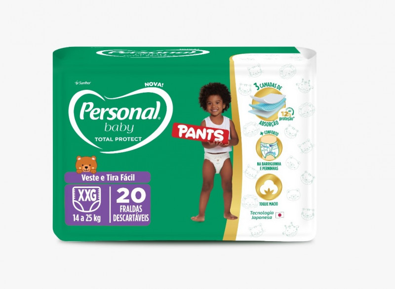 FR PANTS PERSONAL BABY TOTAL PROTECT... - XXG C/20 UN PT COM 20 UM