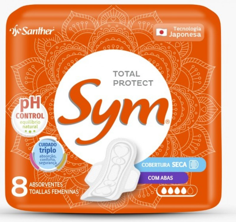 ABS SYM SECA C/8 UNID - C/ ABAS DZ COM 12 UM