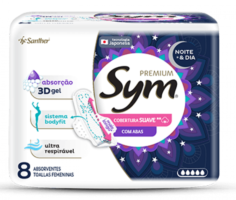 ABS SYM PREMIUM C/8 UNID - NOTURNO C/ABAS CX COM 60 PT