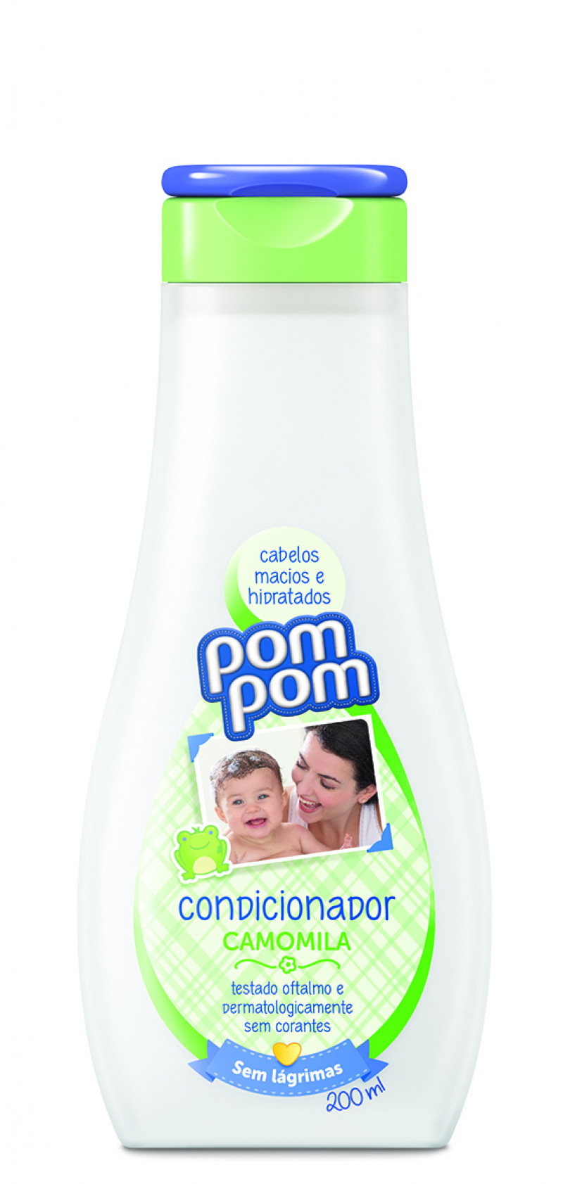 POMPOM CONDICIONADOR  INFANTIL 200ML - CAMOMILA CX COM 12 UM