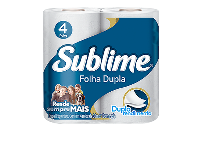SUBLIME C/4 UN - FOLHA DUPLA 30MTS - NEUTRO - FD COM 16