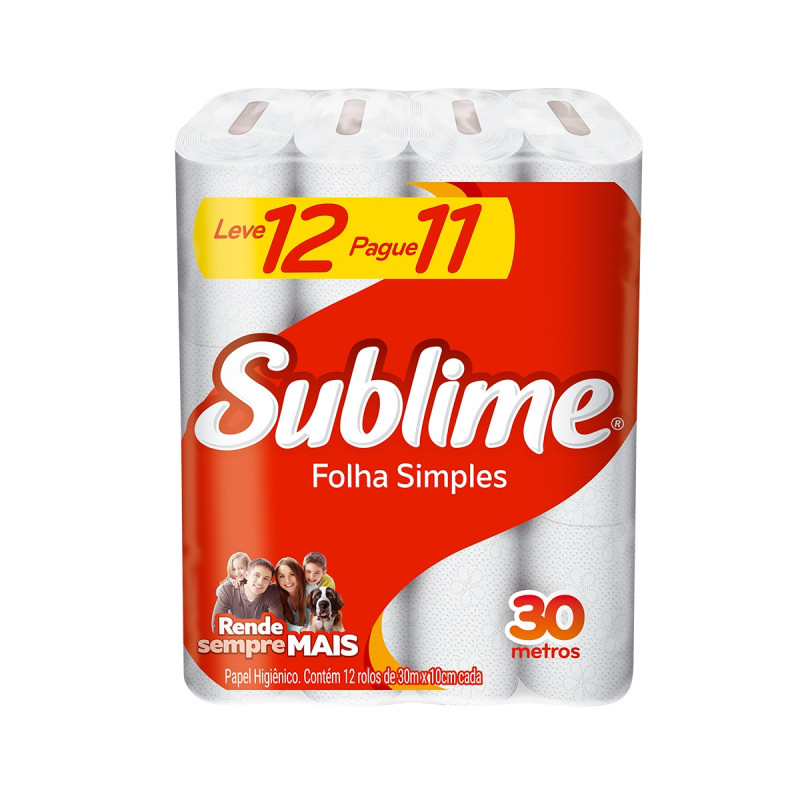SUBLIME L12 P11 30 MTS FOLHA SIMPLES - NEUTRO 4X12 FD COM 4 PT