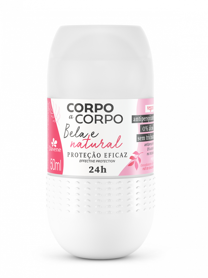 DESOD ANTI ROLL ON CORPO A CORPO 50ML - NATURAL UM COM 1 UM