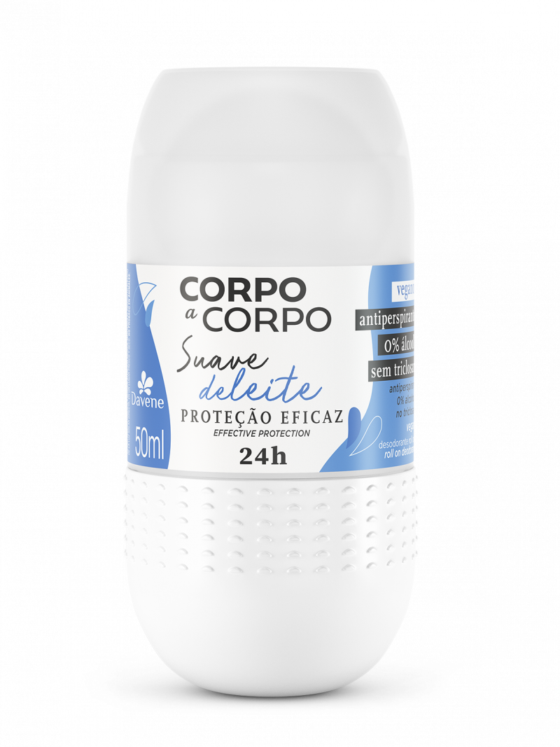 DESOD ANTI ROLL ON CORPO A CORPO 50ML - SUAVE UM COM 1 UM