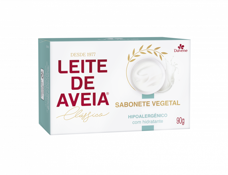SABONETE LEITE DE AVEIA 90GR - HIPOALERGICO UM COM 1 UM
