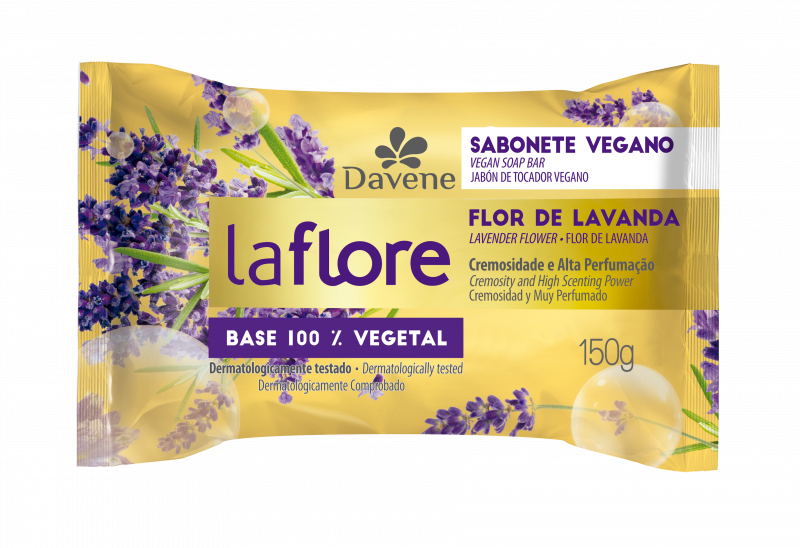 SABONETE LA FLORE 150GR - LAVANDA UM COM 1 UM
