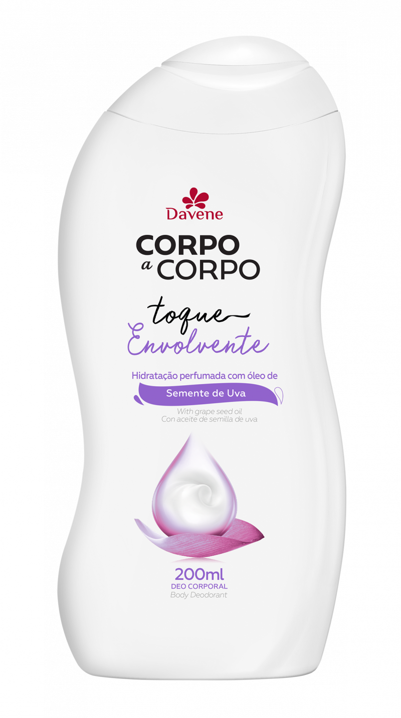 CORPO A CORPO LOCAO DEO DAVENE 200ML - ENVOLVENTE UM COM 1 UM