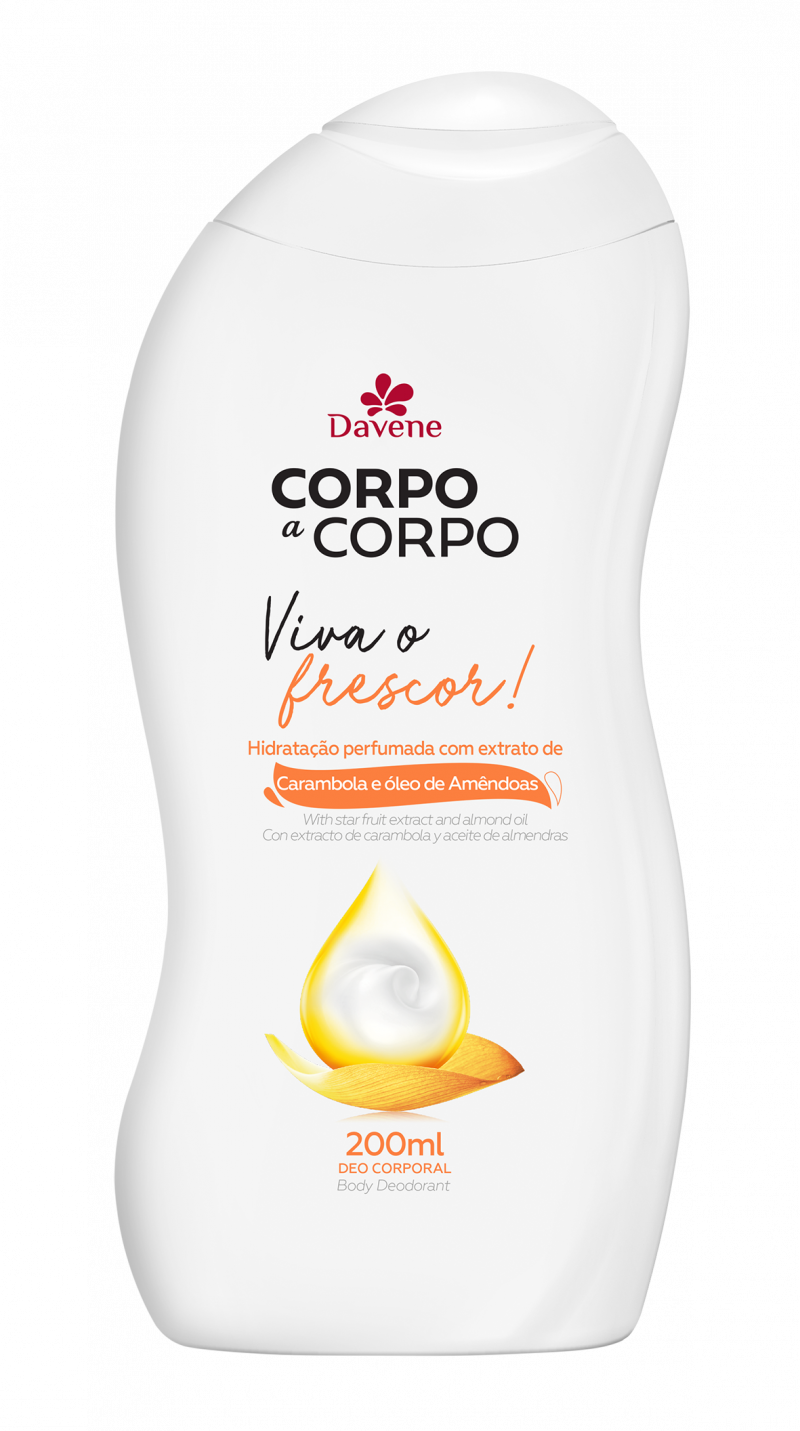 CORPO A CORPO LOCAO DEO DAVENE 200ML - FRESCOR UM COM 1 UM