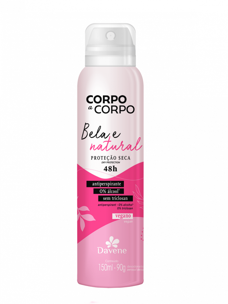 CORPO A CORPO LOCAO DEO AERO DAVENE 150ML - NATURAL UM COM 1 UM