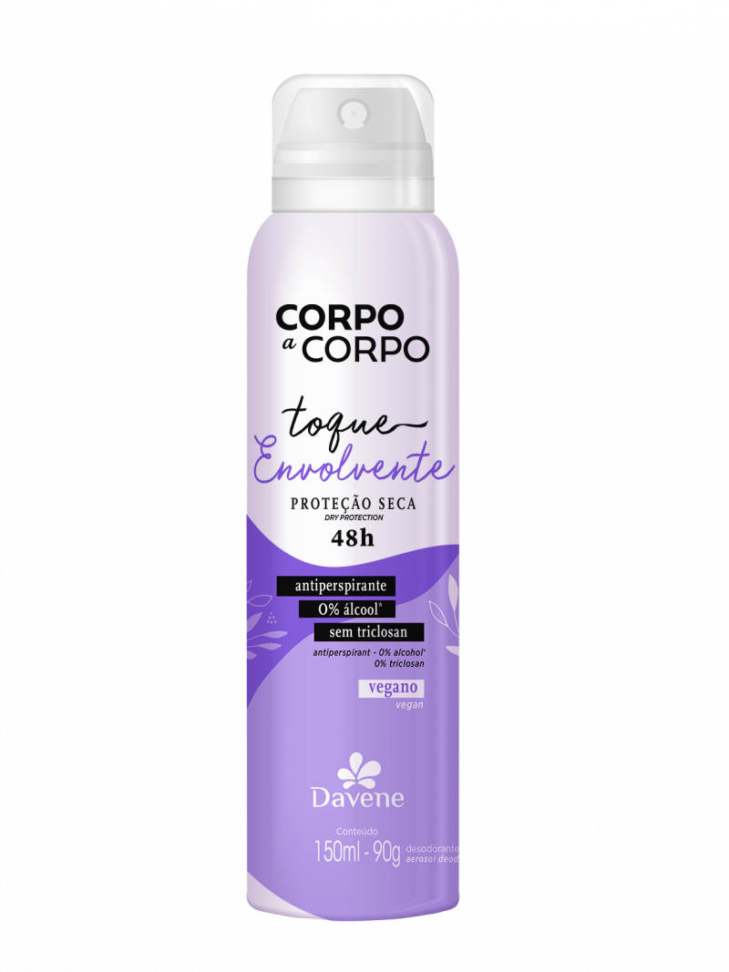CORPO A CORPO LOCAO DEO AERO DAVENE 150ML - ENVOLVENTE UM COM 1 UM