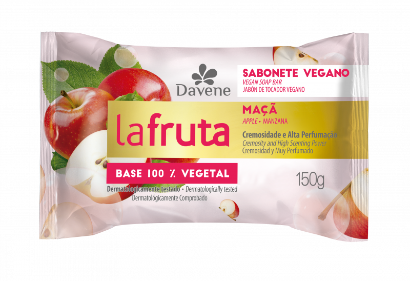 SABONETE LA FRUTA 150GR - MACA VERDE UM COM 1 UM