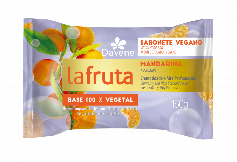 SABONETE LA FRUTA 150GR - MANDARINA UM COM 1 UM