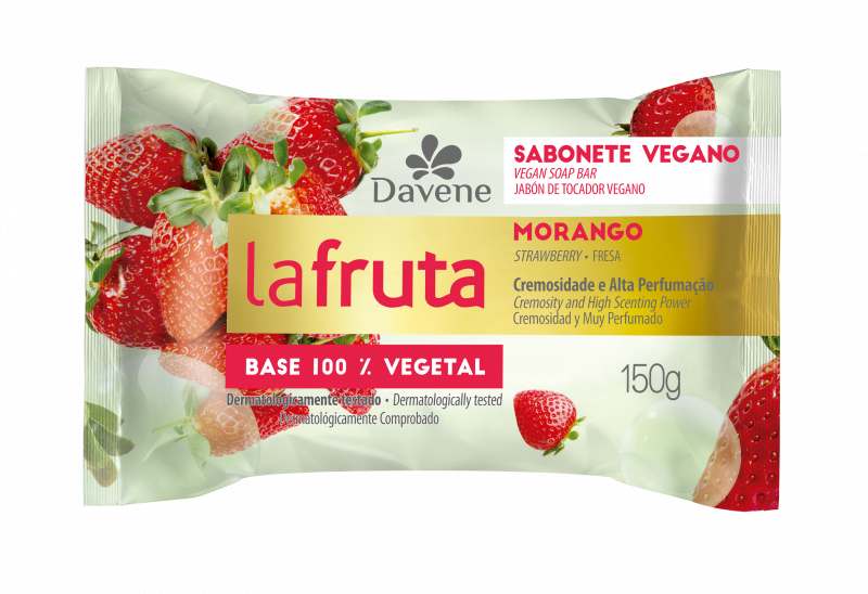 SABONETE LA FRUTA 150GR - MORANGO UM COM 1 UM
