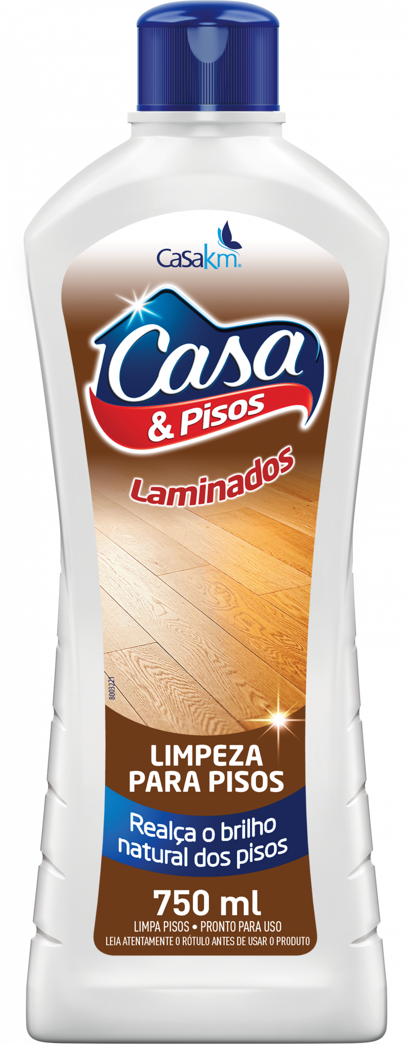 LIMPA PISOS CASA & PISOS 750ML - LAMINADOS CX COM 12 UM