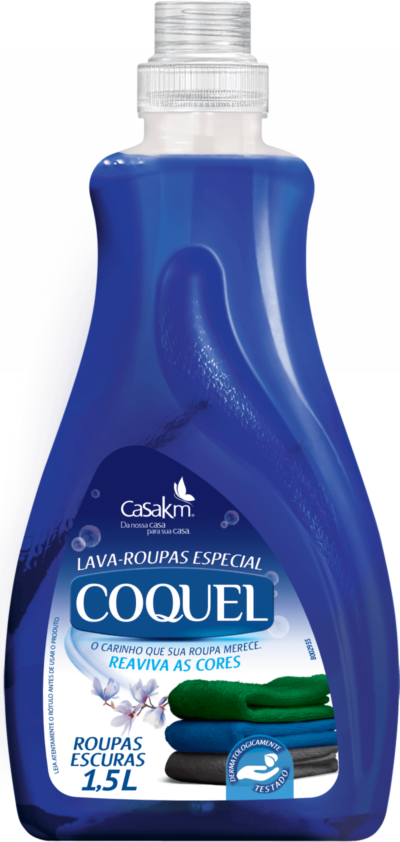 LAVA ROUPAS LÍQUIDO COQUEL 1,5L - ROUPAS ESCURAS CX COM 6 UM