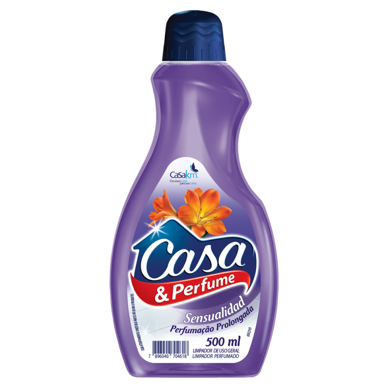 LIMPADOR PERFUMADO CASA & PERFUME 500ML - SENSUALIDAD CX COM 12 UM
