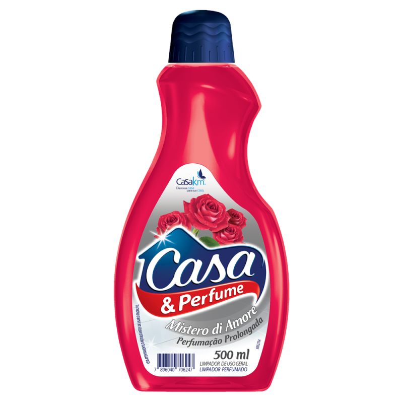 LIMPADOR PERFUMADO CASA & PERFUME 500ML - MISTERO DI AMORE CX COM 12 UM