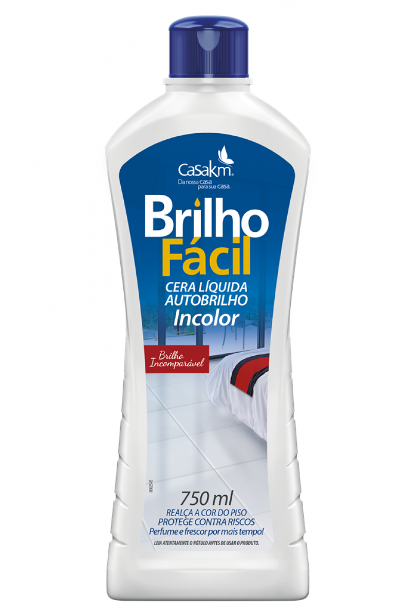CERA LIQUIDA BRILHO FÁCIL 750ML - INCOLOR UM COM 1 UM