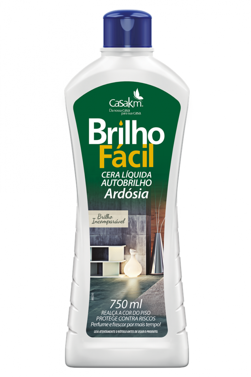 CERA LIQUIDA BRILHO FÁCIL 750ML - ARDÓSIA UM COM 1 UM