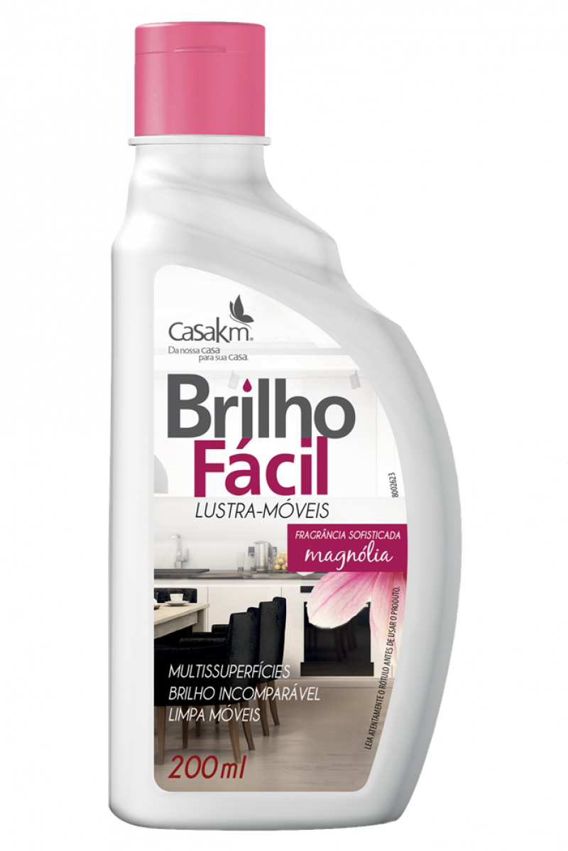 LUSTRA MÓVEIS BRILHO FACIL 200ML - MAGNOLIA CX COM 12 UM