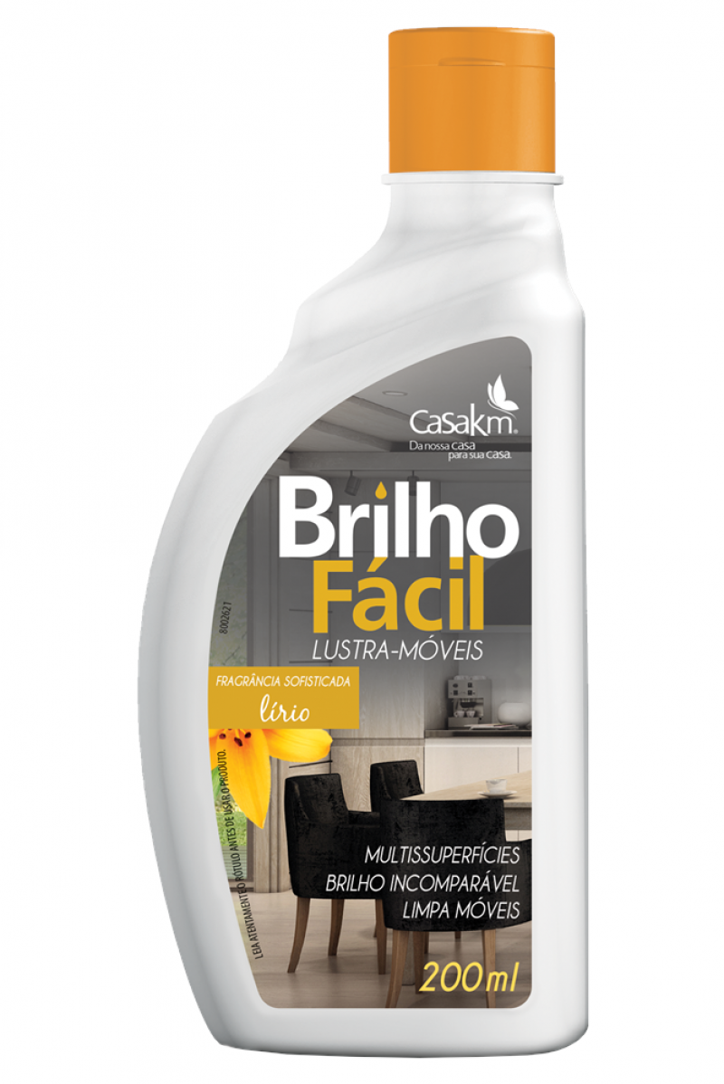 LUSTRA MOVEIS BRILHO FÁCIL 200ML - LIRIO CX COM 12 UM