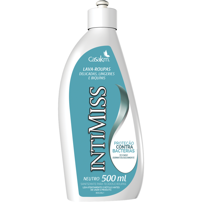 LAVA ROUPAS INTIMISS 500ML - NEUTRO CX COM 12 UM