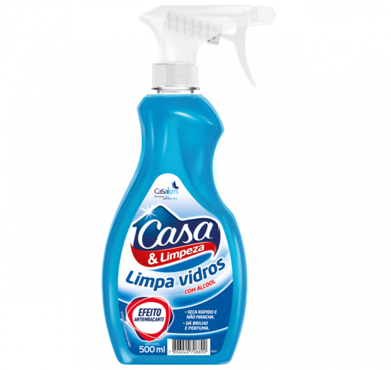 LIMPA VIDROS CASA&LIMPEZA 500ML - REFIL UM COM 1 UM