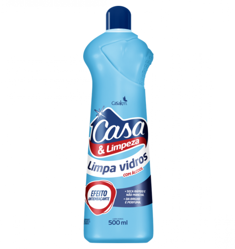 LIMPA VIDROS CASA&LIMPEZA 500ML - SQUEEZE UM COM 1 UM