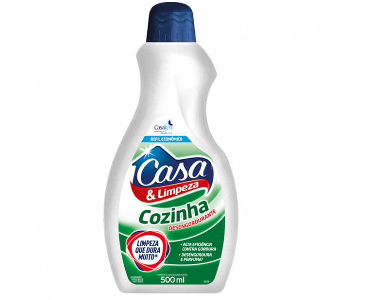 DESENGORDURANTE COZINHA CASA&LIMPEZA 500M - REFIL UM COM 1 UM
