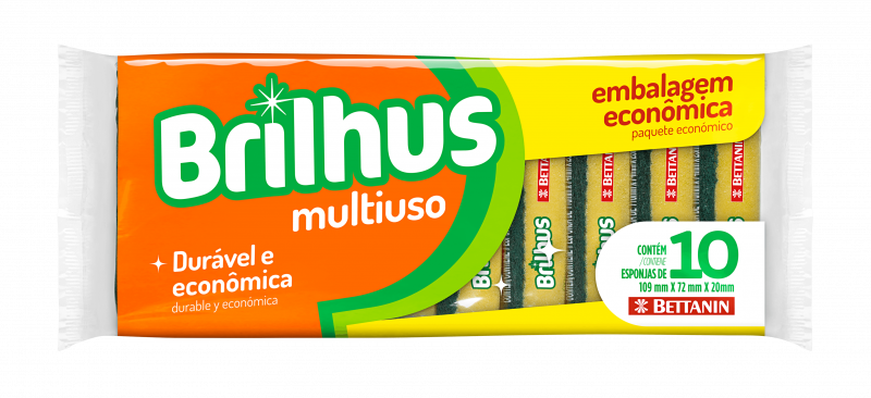 BRILHUS ESPONJA MULTIUSO PACK - 1 PT