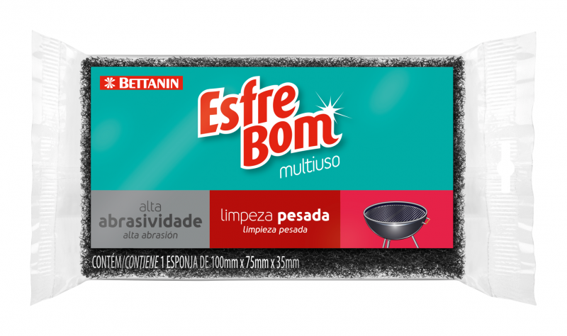 ESFREBOM ESPONJA PESADA - ABRASIVA UM COM 1 UM