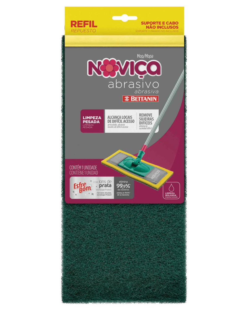 NOVIÇA REFIL MOP ABRASIVO - ABRASIVO UM COM 1 UM