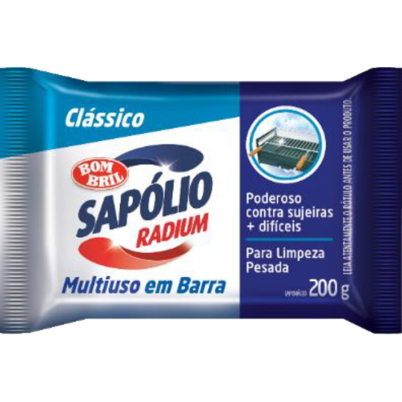 SAPOLIO RADIUM PEDRA 200gr - CLASSICO UM COM 1 UM