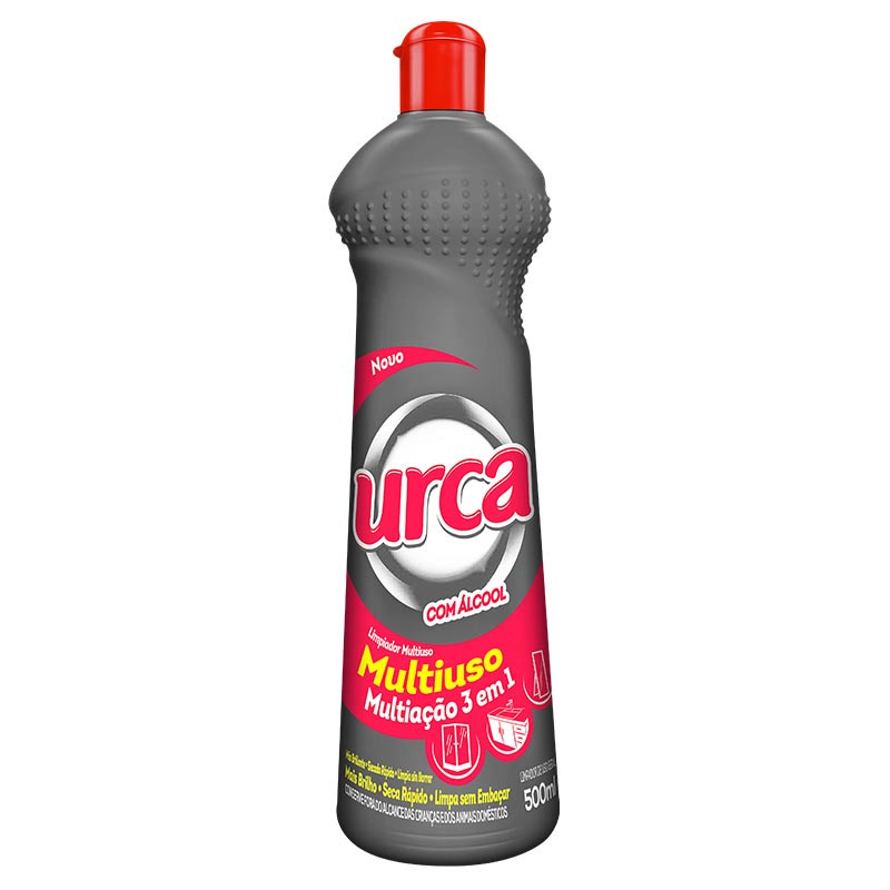 MULTIUSO URCA 500ML - C/ ALCOOLcinza CX COM 12 UM