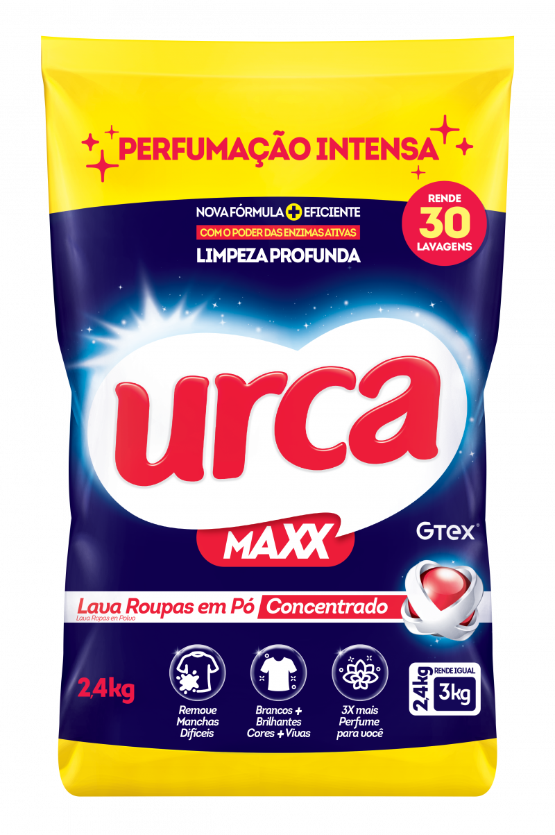 LAVA ROUPA PO URCA SACHE 2,4KG - TRAD CX COM 6 UM