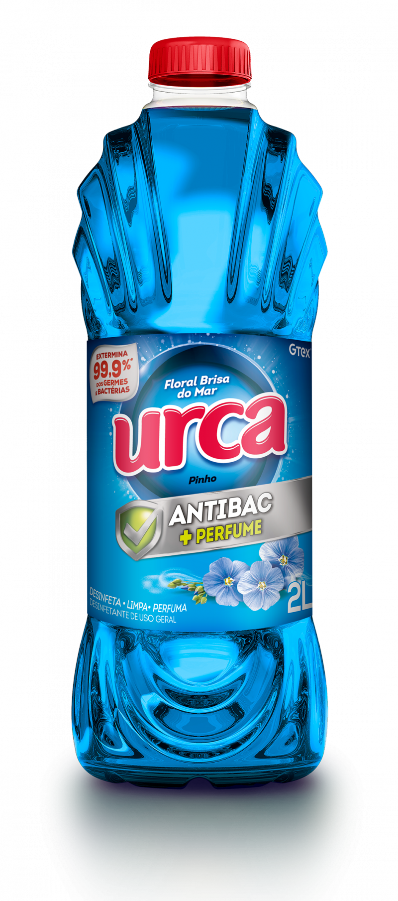 DESINFETANTE URCA 6X2L - FLORAL CX COM 6 UM