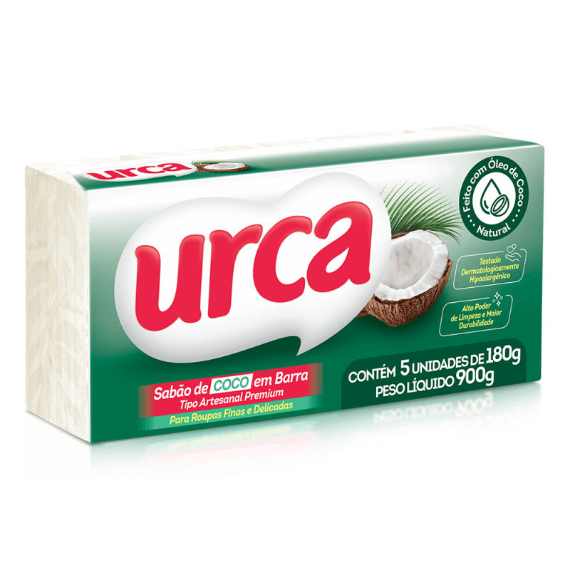 SABAO PEDRA URCA 5 X 180GR - COCO PT COM 5 UM