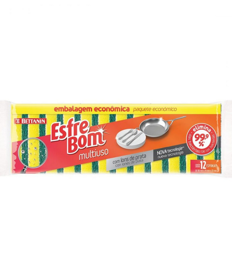 ESFREBOM ESPONJA MULTIUSO LEVE 12 PAGUE 10 - ABRASIVA