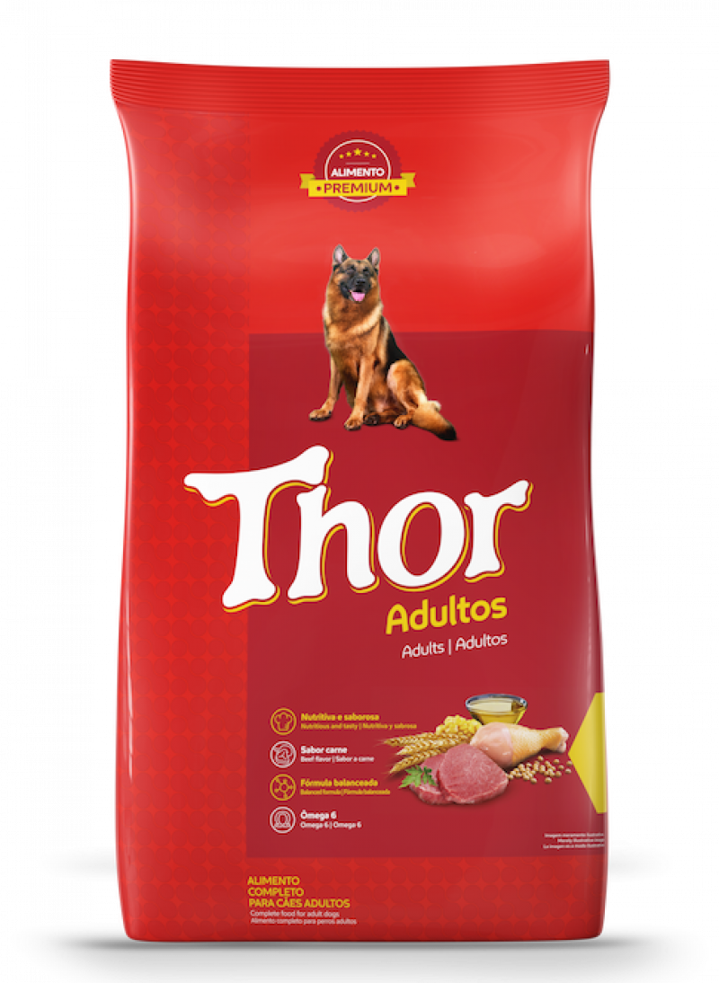ALIM CAES THOR 10,1KG - ADULTO FD COM 1 UM