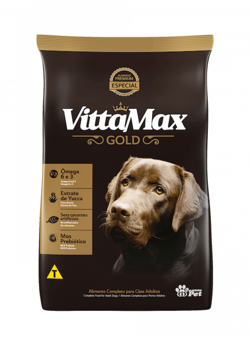 ALIM CAES VITTAMAX 1KG - GOLD FD COM 10 UM