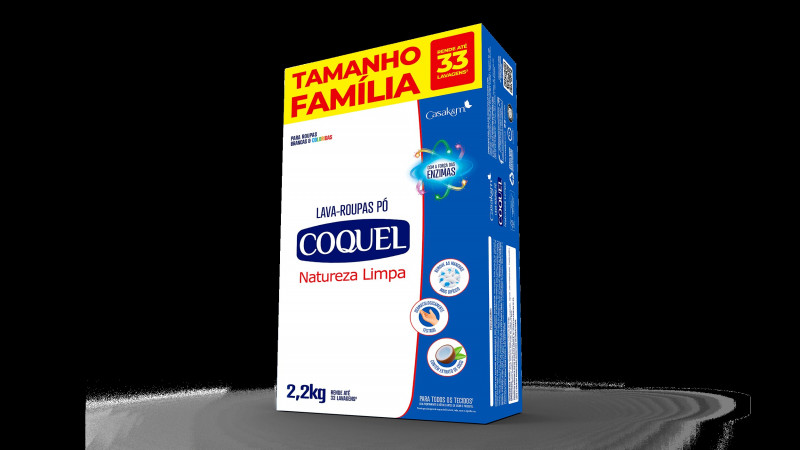 LAVA ROUPAS PO VIDA MACIA 400G - COCO UM COM 1 UM