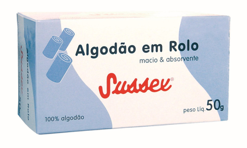ALGODAO ROLINHO SUSSEX - 50GR UN COM 1 UN